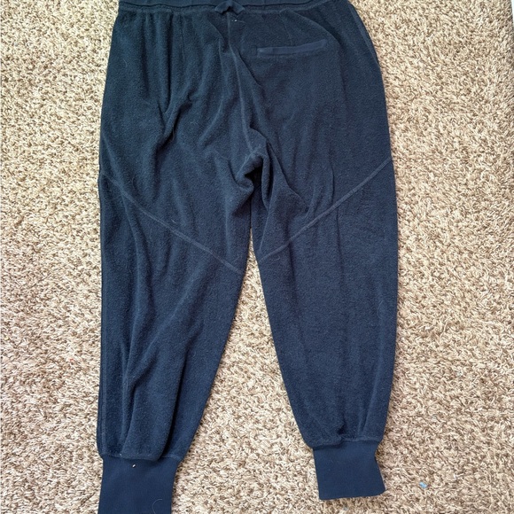 Free People Movement Joggers Navy Blue Pockets Size Small Oversized - Picture 3 of 5